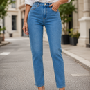 [Lleva 3 y Paga 2] Jean Femenino Antolena Skinny de Tiro Alto con Calce Moderno y Delicado